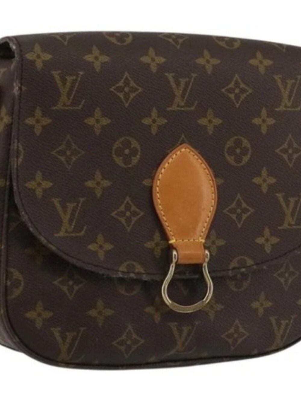 LOUIS VUITTON Monogram Saint Cloud GM Shoulder Bag M51242 LV Auth YKZ1218